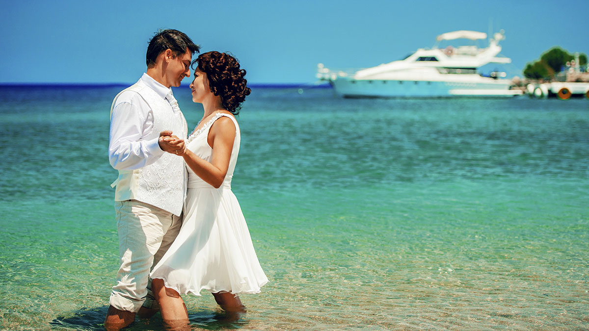 свадьба на берегу моря смотреть фото