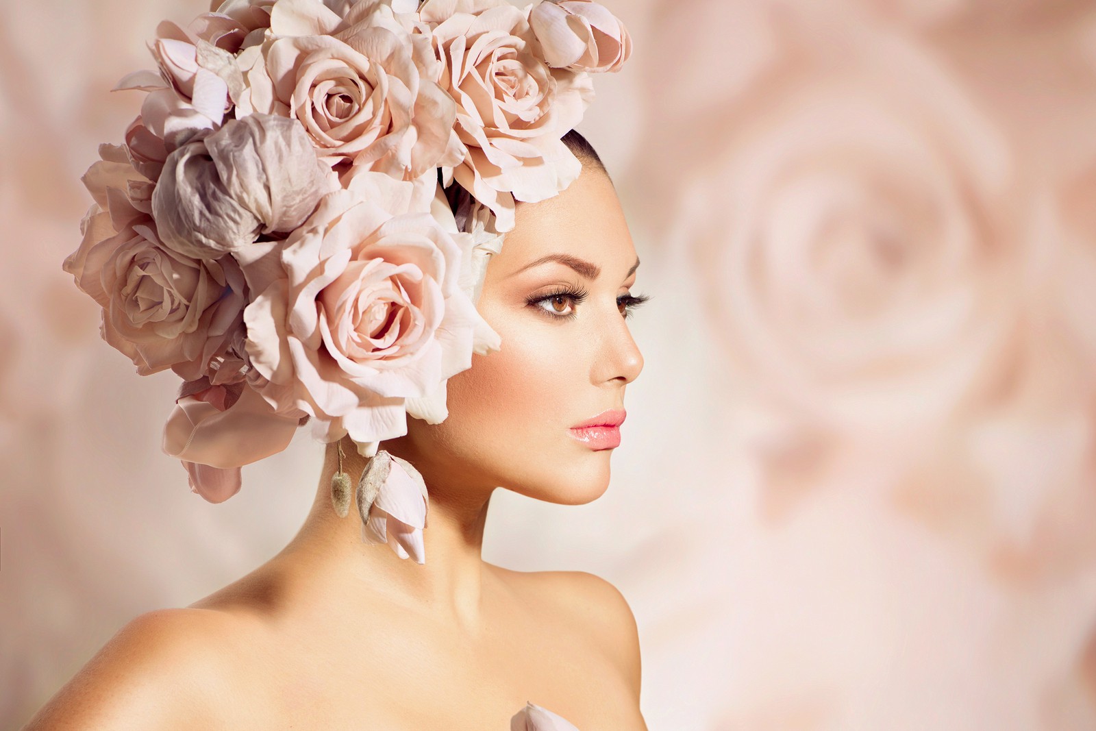 цветы для свадебной прически