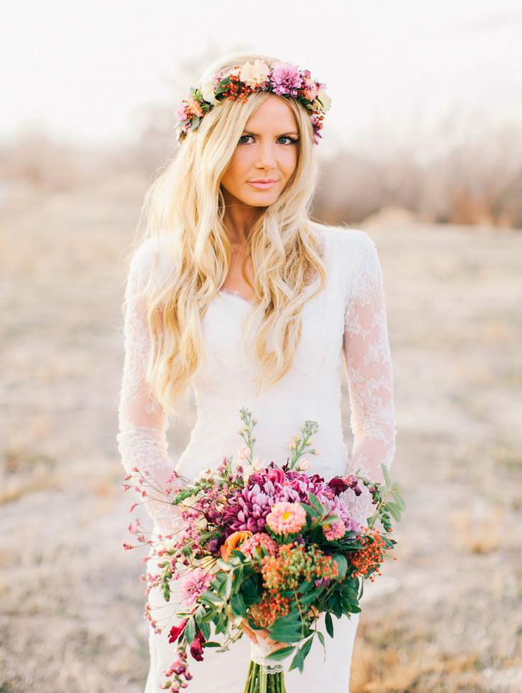 цветы
                              для свадебной прически невесты