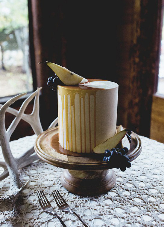 торт свадебный одноярусный на заказ