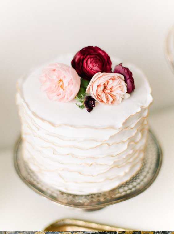 торт свадебный одноярусный фотографии