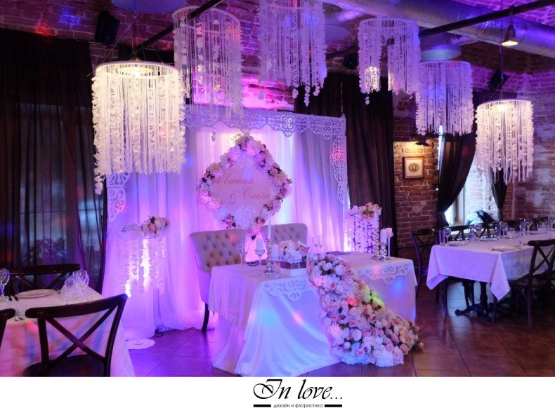 Свадьба Оли и Евгения&nbsp;Студия дизайна и флористики "In love..." : 