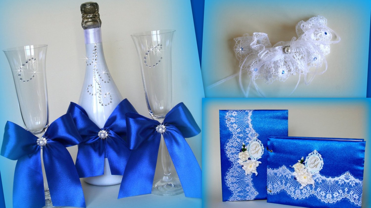 Свадебные наборы&nbsp;Свадебные аксессуары ручной работы.Лепка,роспись. : 