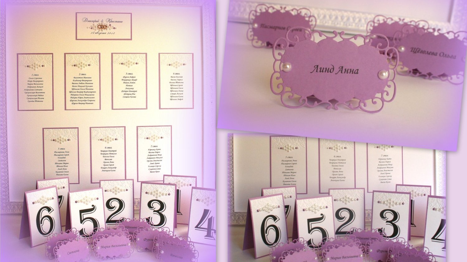 Свадебные наборы&nbsp;Свадебные аксессуары ручной работы.Лепка,роспись. : 