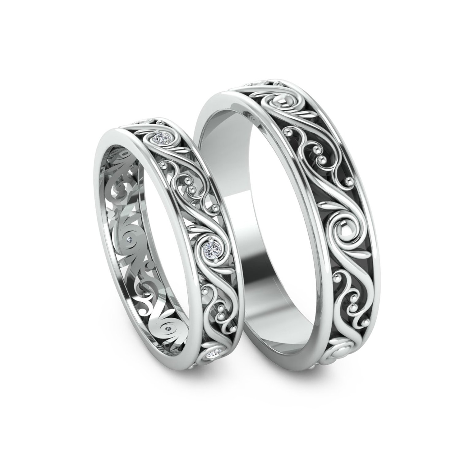 Обручальные кольца&nbsp;Обручальные кольца Gem Tech : 