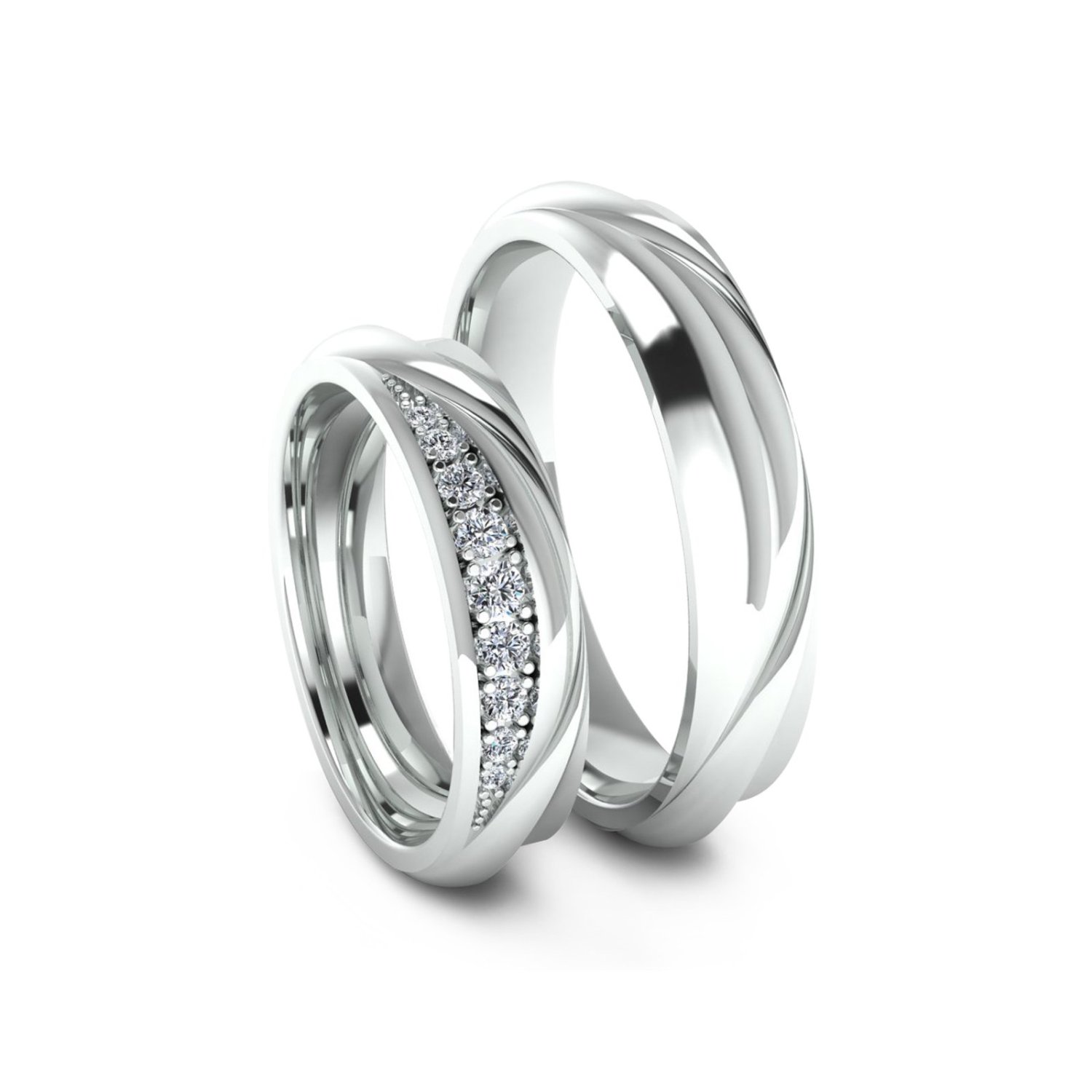 Обручальные кольца&nbsp;Обручальные кольца Gem Tech : 