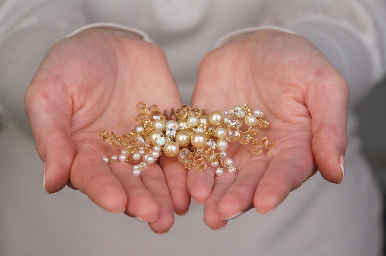 Авторские украшения для волос.&nbsp;Свадебный стилист Анна Ефимова : 