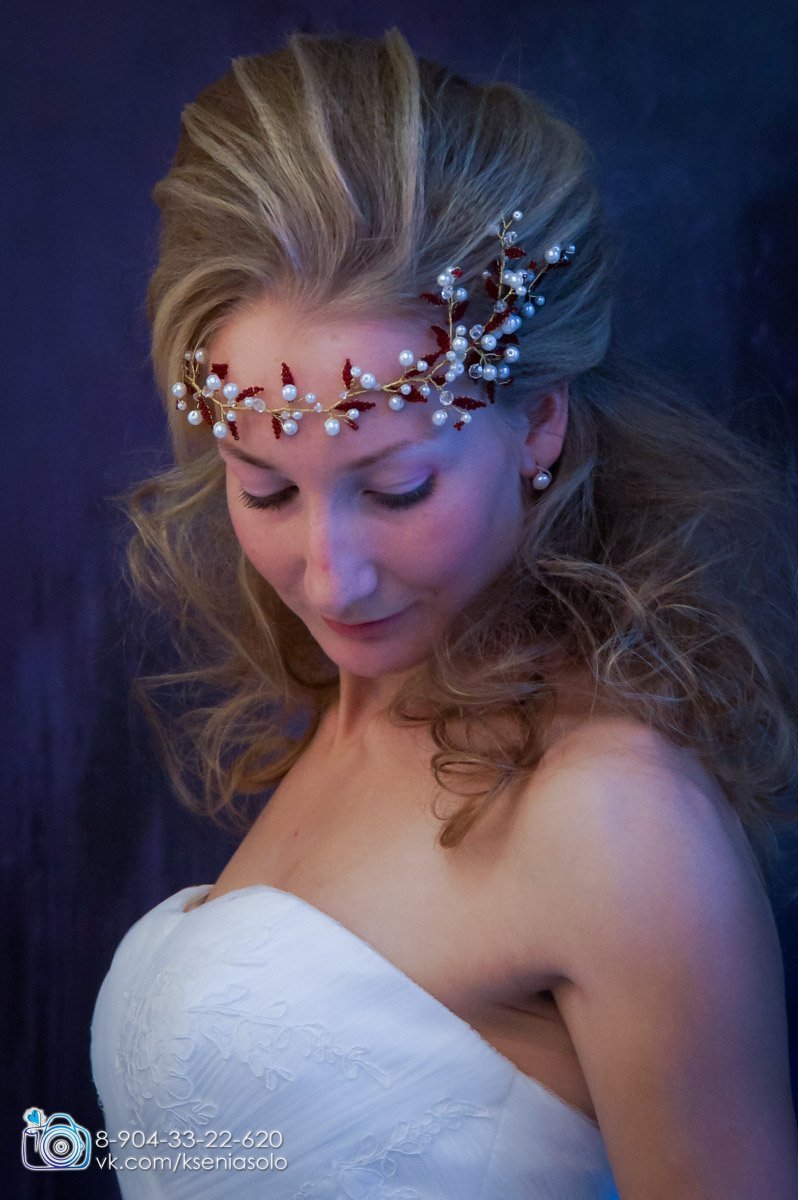 Авторские украшения для волос.&nbsp;Свадебный стилист Анна Ефимова : 