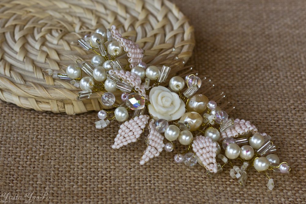 Авторские украшения для волос.&nbsp;Свадебный стилист Анна Ефимова : 