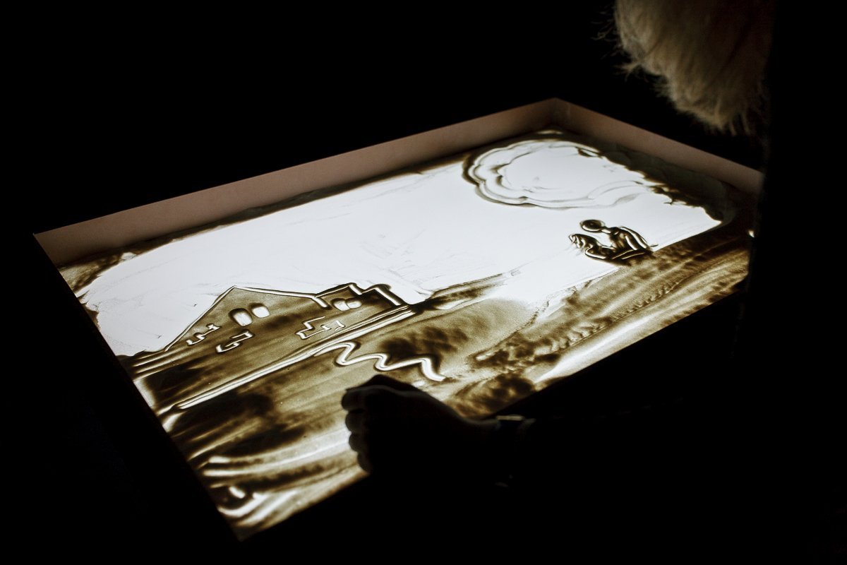 Песочное шоу на свадьбу&nbsp;Светлана Климентина : 