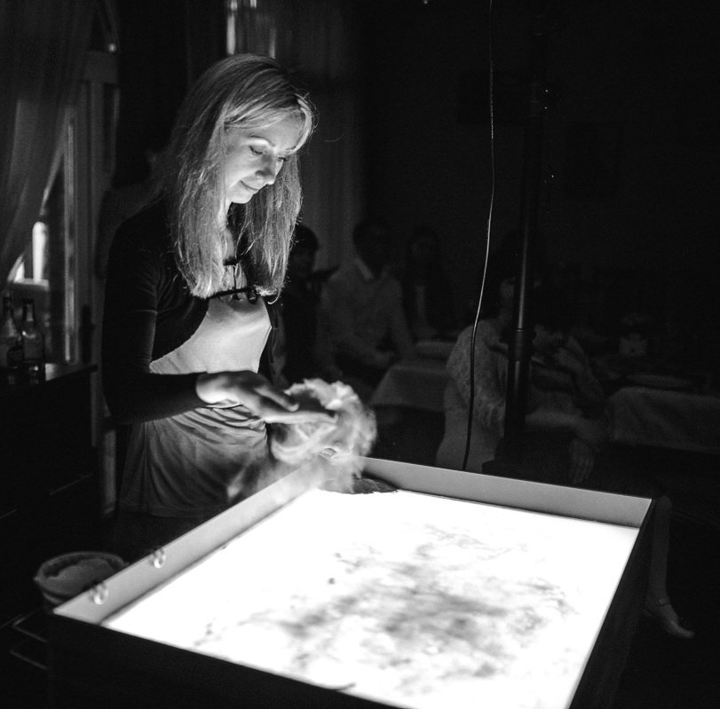 Песочное шоу на свадьбу&nbsp;Светлана Климентина : 