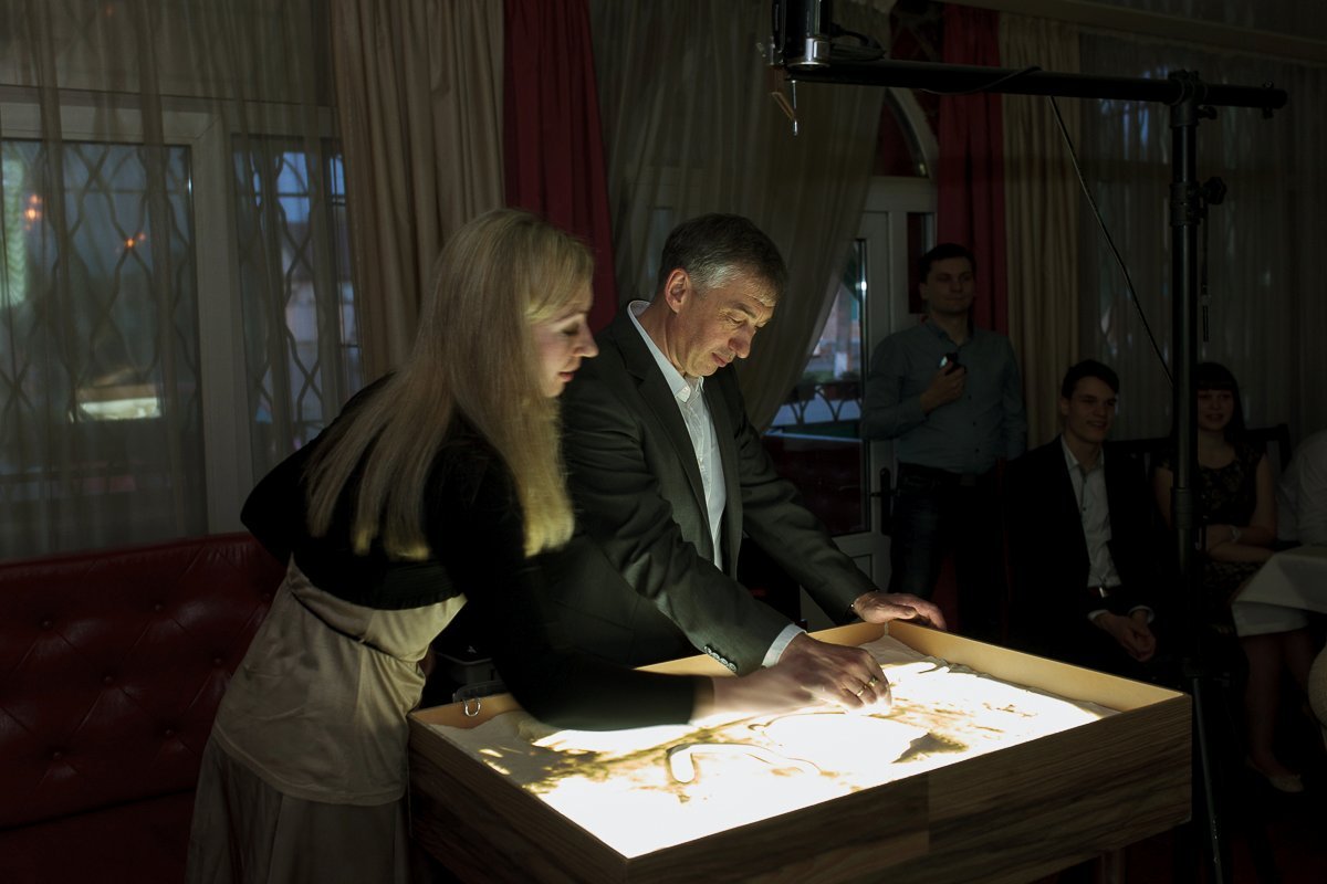 Песочное шоу на свадьбу&nbsp;Светлана Климентина : 