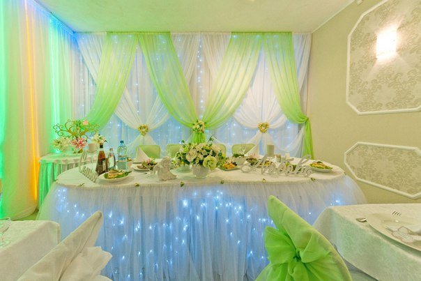 Варианты оформления зала&nbsp;Банкетный зал "В Двух Шагах" : 