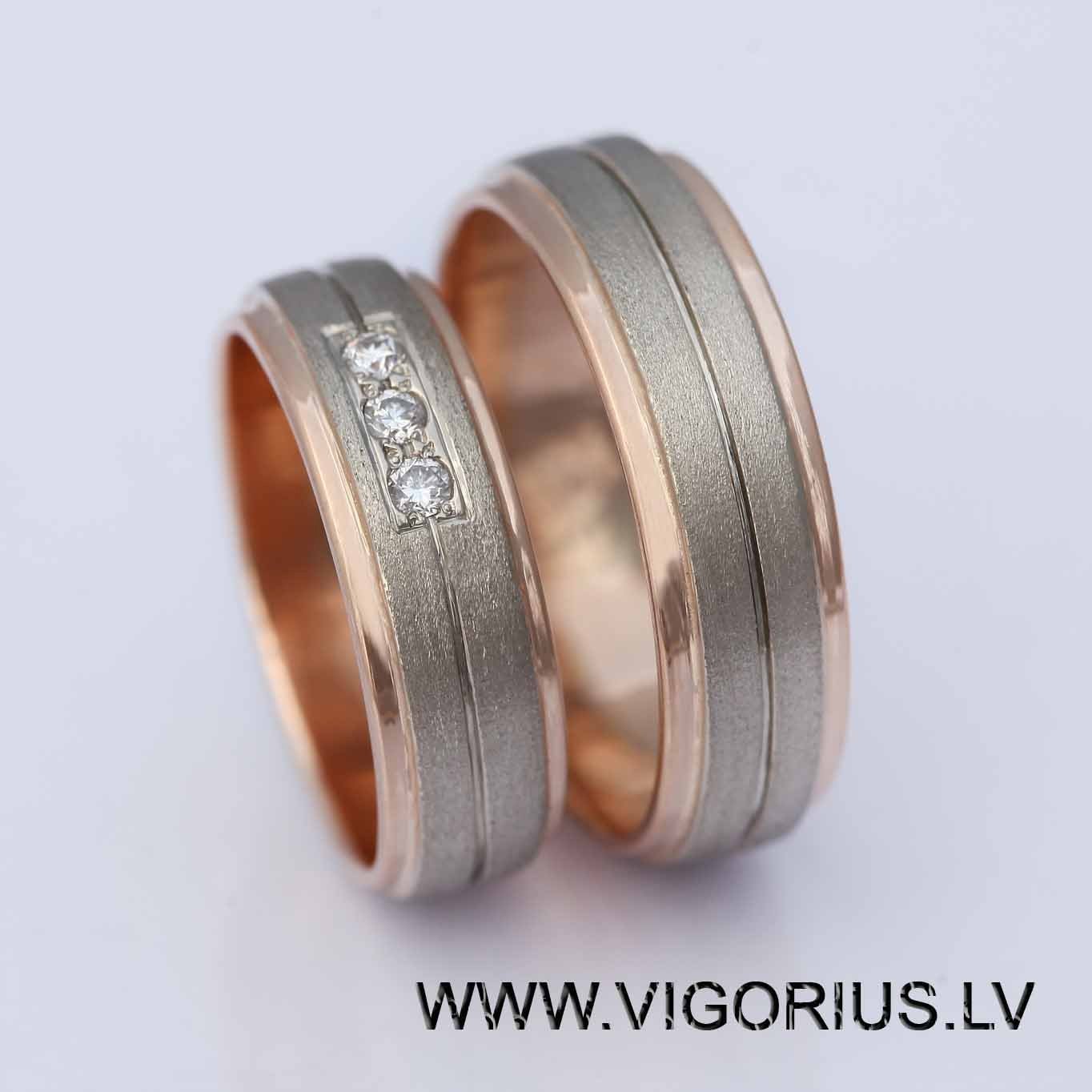 Эксклюзивные обручальные кольца&nbsp;VIGORIUS.LV : 