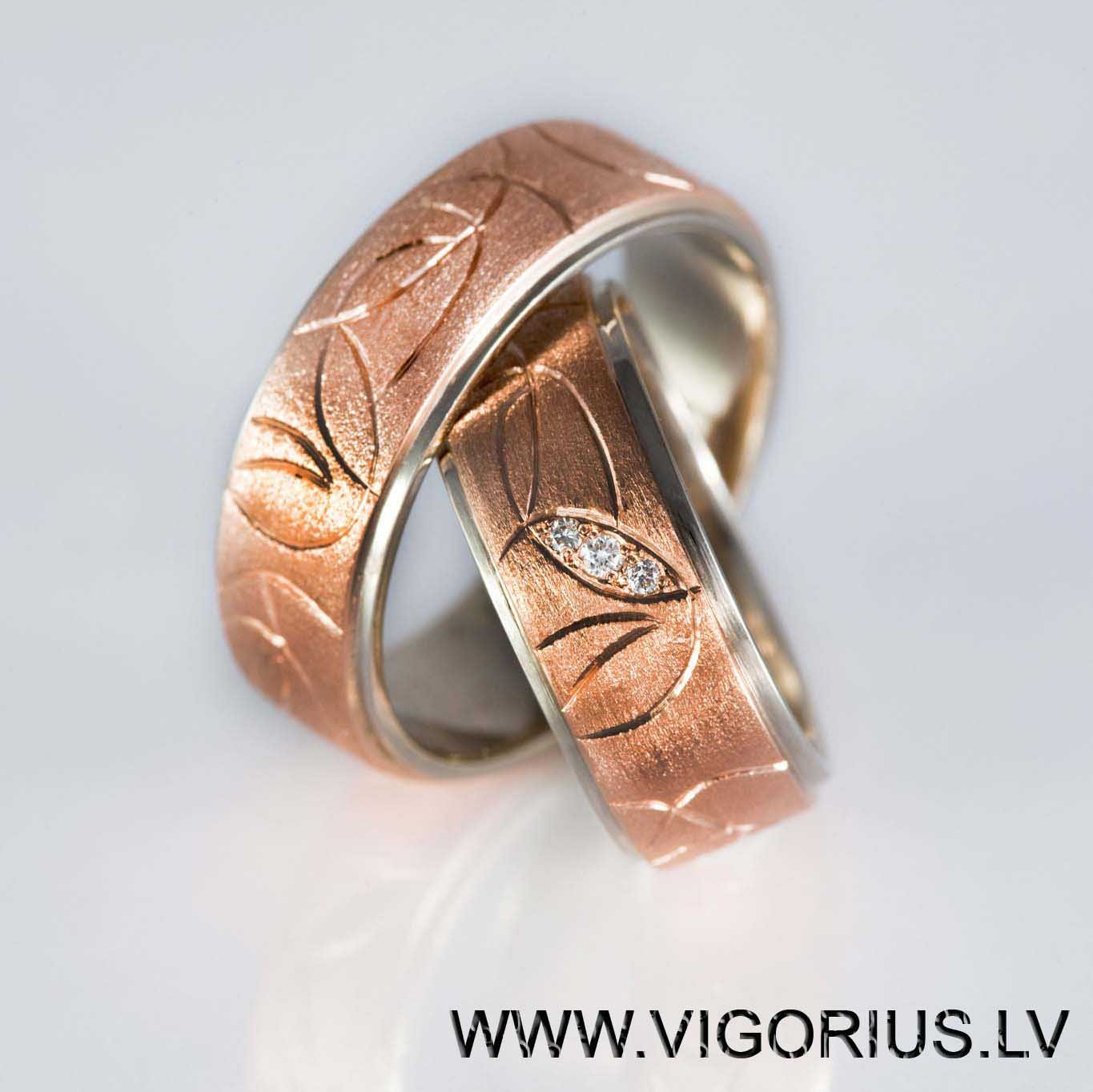 Эксклюзивные обручальные кольца&nbsp;VIGORIUS.LV : 