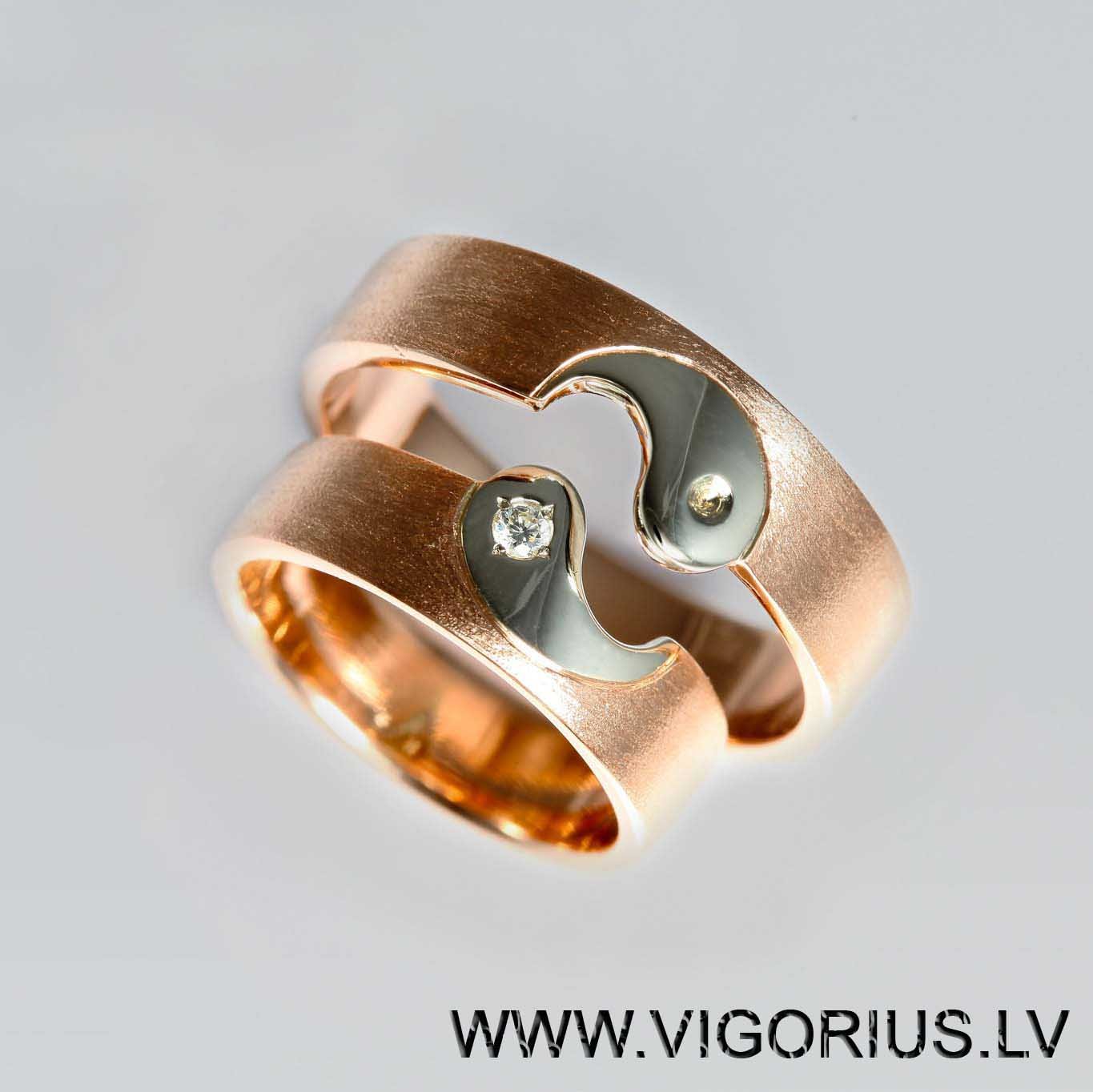 Эксклюзивные обручальные кольца&nbsp;VIGORIUS.LV : 