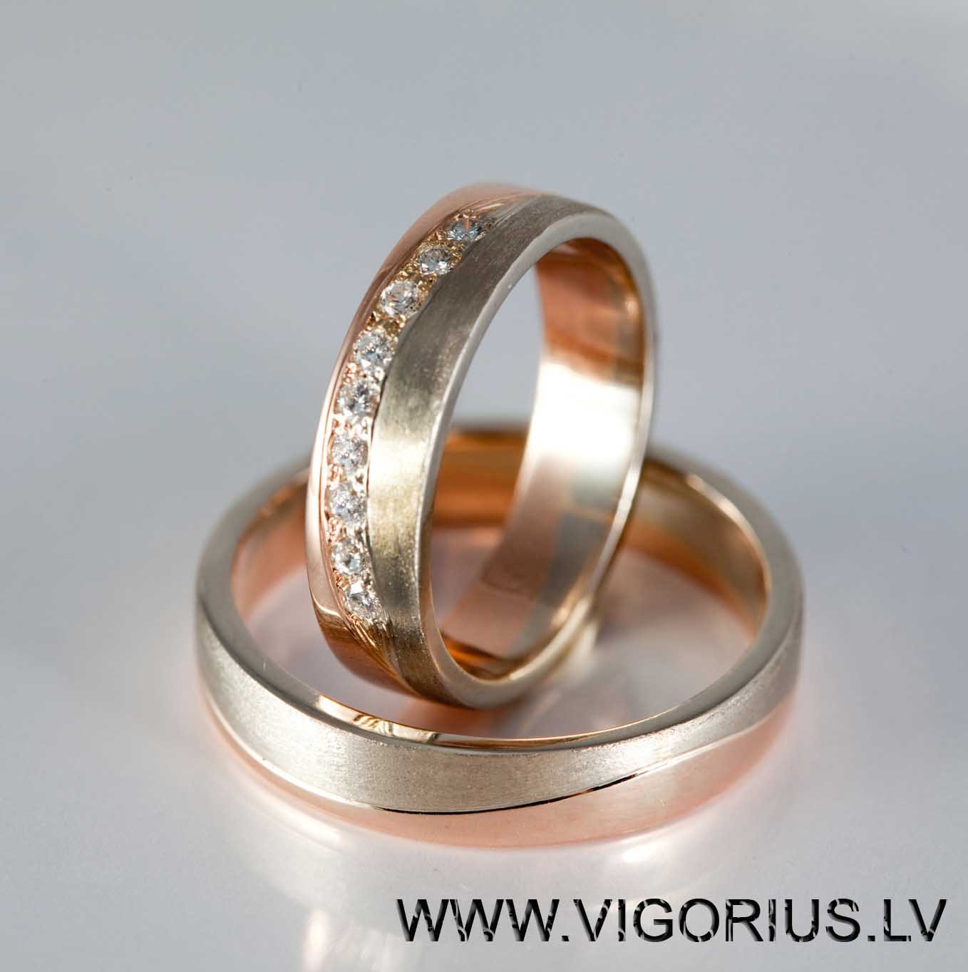 Эксклюзивные обручальные кольца&nbsp;VIGORIUS.LV : 