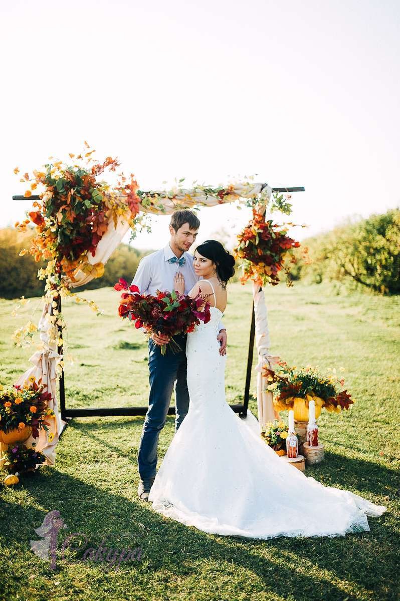 Свадебная арка. Свадебный Workshop "Autumn Wedding" – Студия флористики и декора "Сакура" |  в Петропавловске-Камчатском - 1 из 12