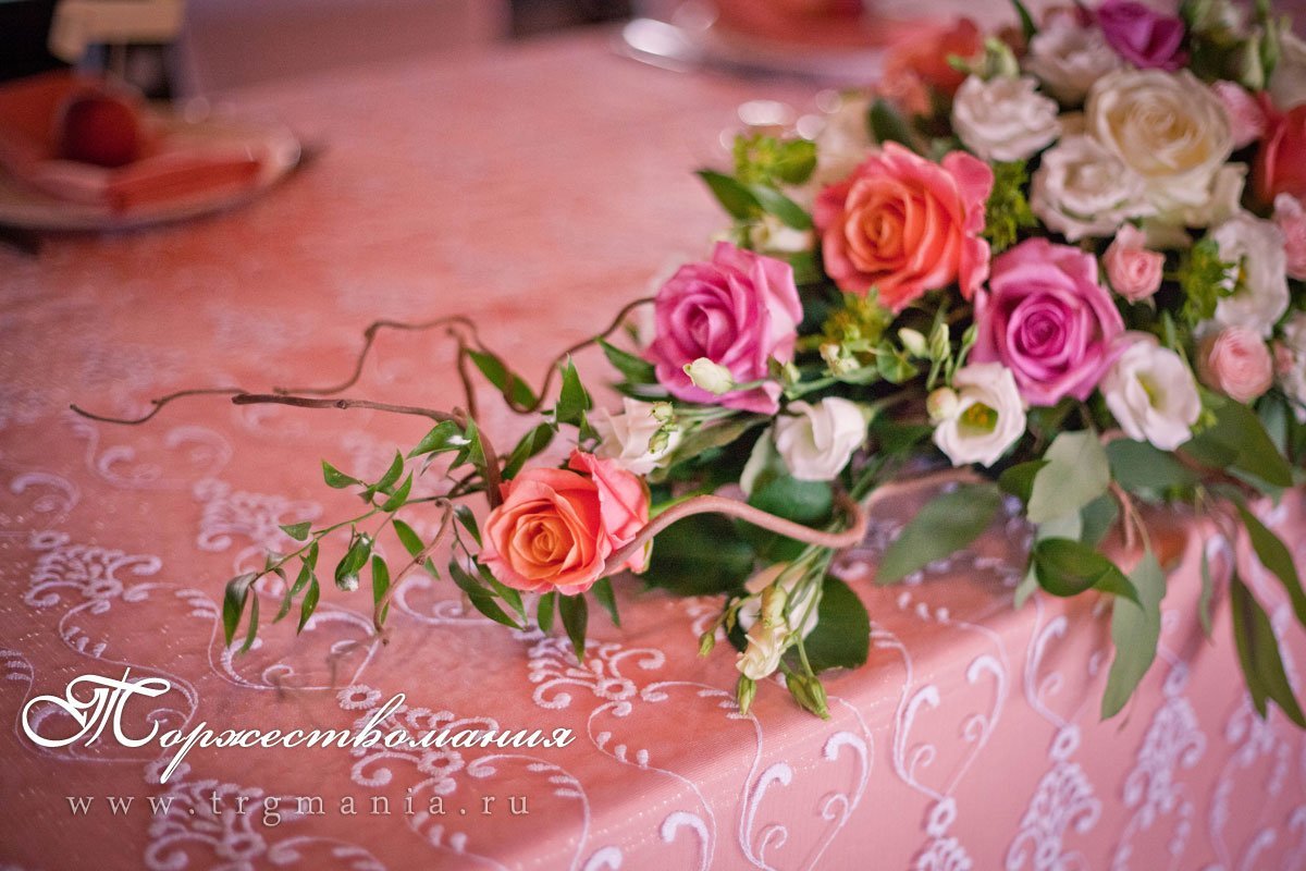 Оформление зала на свадьбу&nbsp;Студия декора "Торжествомания" : 