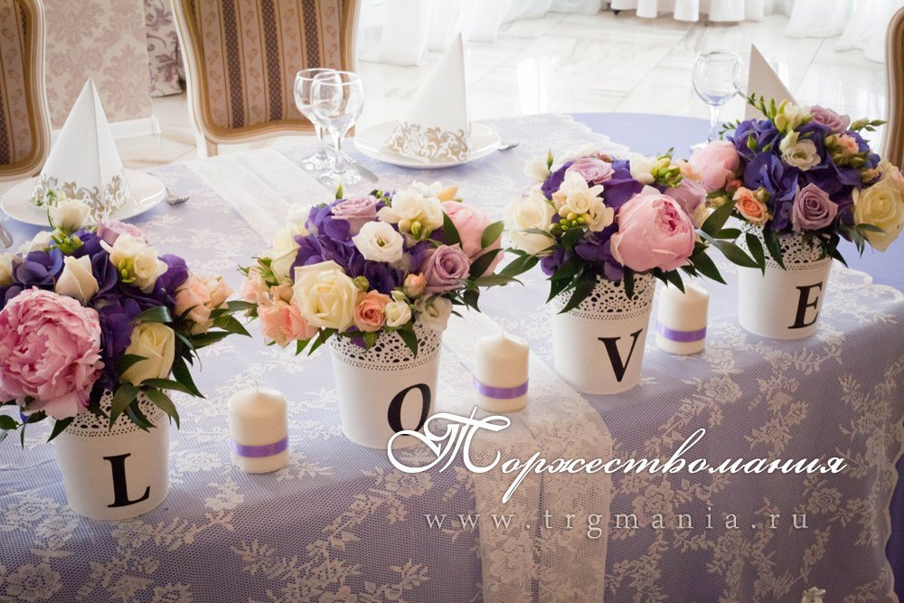 Оформление зала на свадьбу&nbsp;Студия декора "Торжествомания" : 