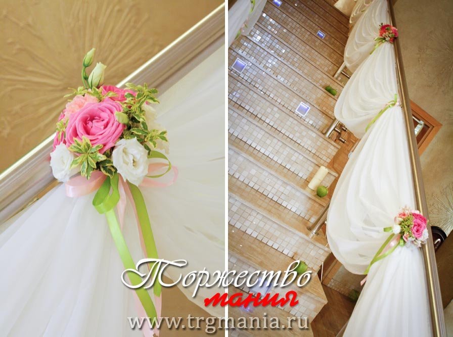 Оформление зала на свадьбу&nbsp;Студия декора "Торжествомания" : 