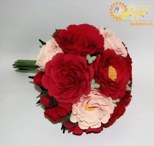 Букет невесты&nbsp;"Кудесница" творческая мастерская : 