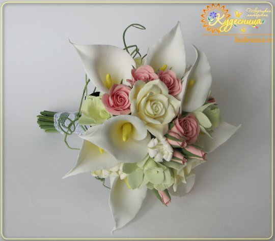 Букет невесты&nbsp;"Кудесница" творческая мастерская : 
