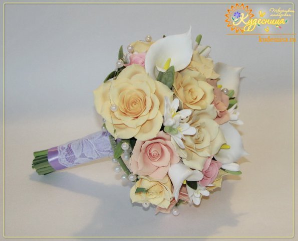Букет невесты&nbsp;"Кудесница" творческая мастерская : 
