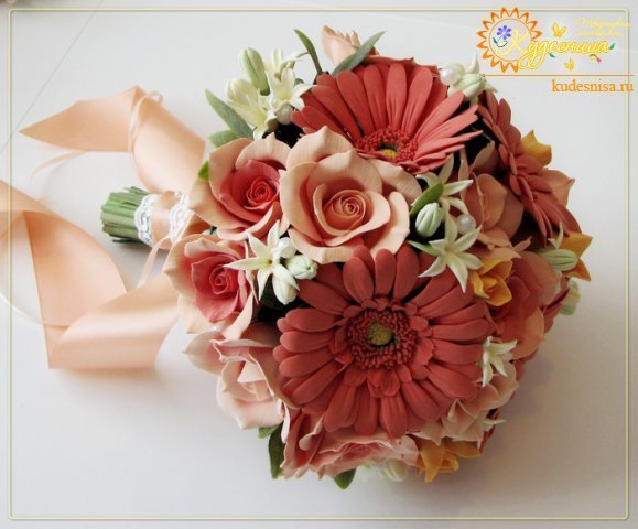 Букет невесты&nbsp;"Кудесница" творческая мастерская : 