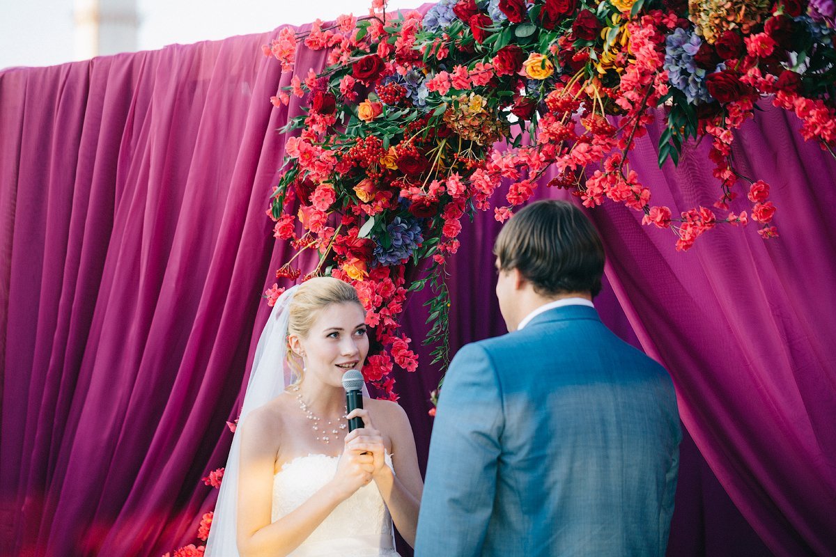 Яркая осенняя свадьба Ильи и Юли "Бордовый шик"&nbsp;Nova Wedding Студия Свадеб и Событий : 