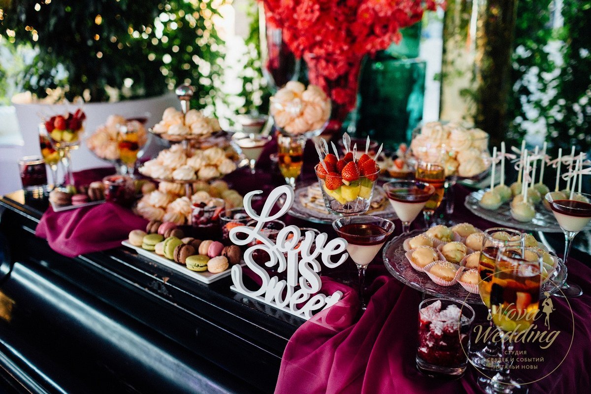 Яркая осенняя свадьба Ильи и Юли "Бордовый шик"&nbsp;Nova Wedding Студия Свадеб и Событий : 