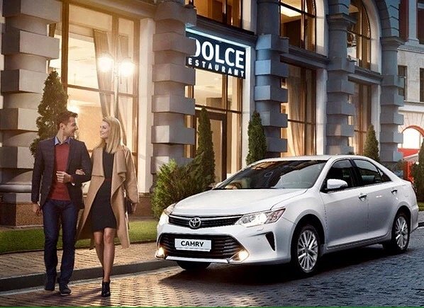 CAMRY КОМФОРТ TAXI VLG&nbsp;Свадебный кортеж Toyota Camry : 