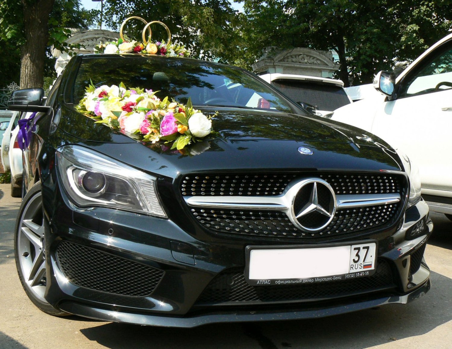 Свадебный кортеж Mercedes-Benz E-class IV AMG&nbsp;"Свадебный Поезд" - лимузины, свадебные машины, украшения для авто. : 