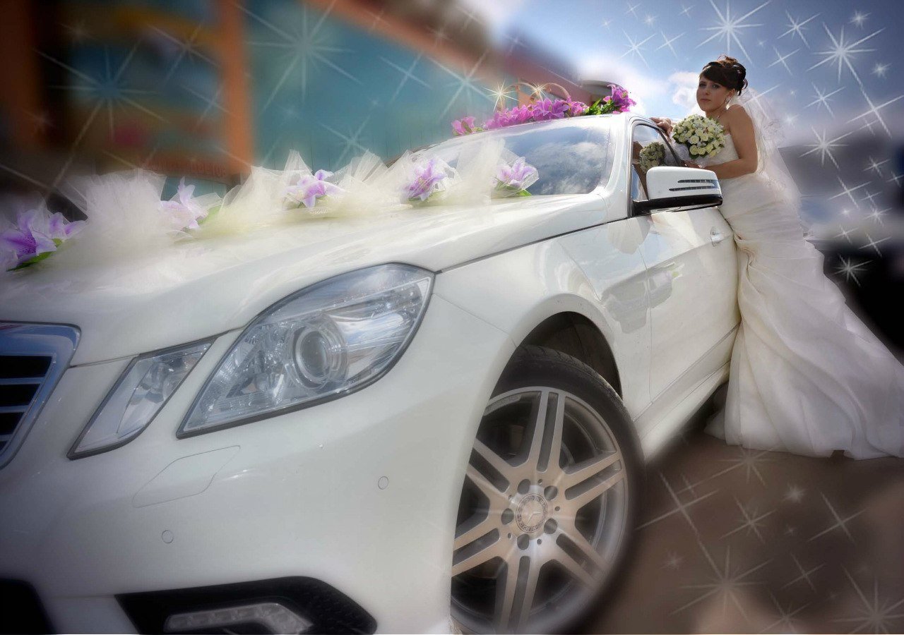 Свадебный кортеж Mercedes-Benz E-class IV AMG&nbsp;"Свадебный Поезд" - лимузины, свадебные машины, украшения для авто. : 