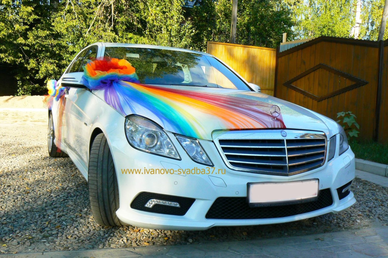 Свадебный кортеж Mercedes-Benz E-class IV AMG&nbsp;"Свадебный Поезд" - лимузины, свадебные машины, украшения для авто. : 