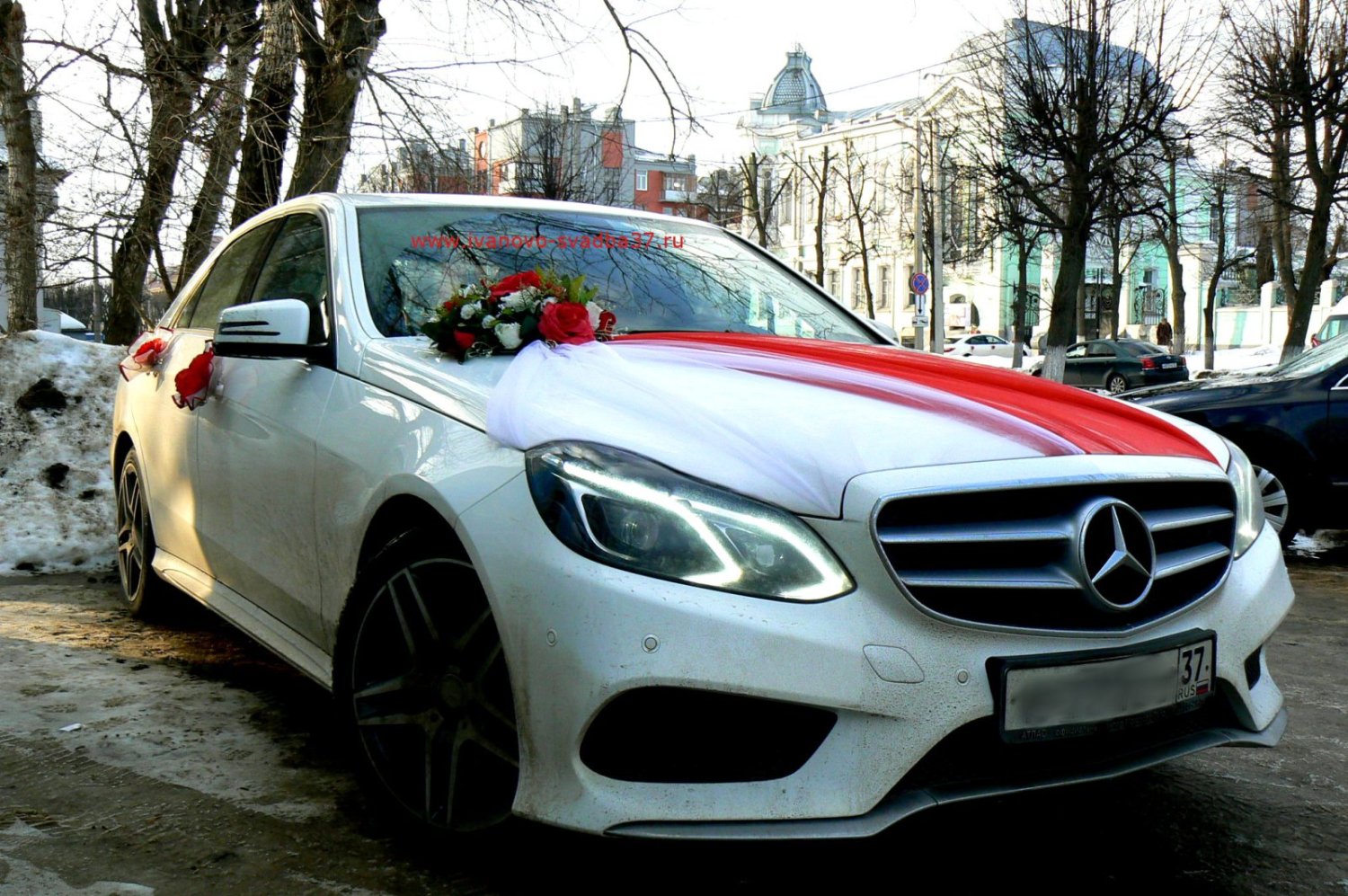 Свадебный кортеж Mercedes-Benz E-class IV AMG&nbsp;"Свадебный Поезд" - лимузины, свадебные машины, украшения для авто. : 