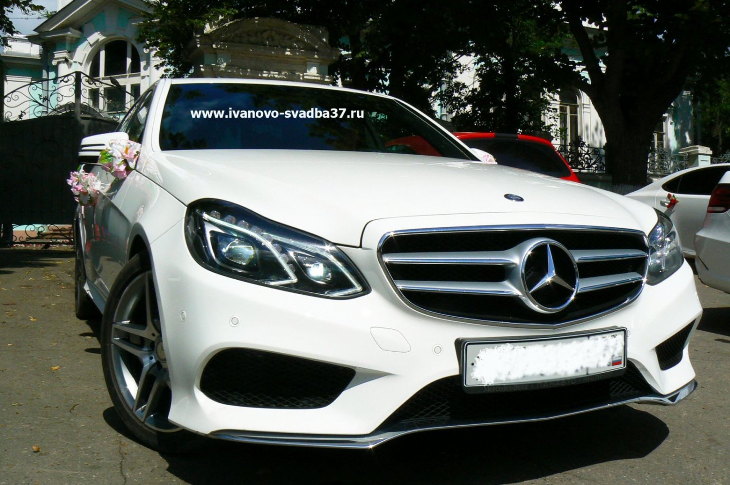 Свадебный кортеж Mercedes-Benz E-class IV AMG&nbsp;"Свадебный Поезд" - лимузины, свадебные машины, украшения для авто. : 
