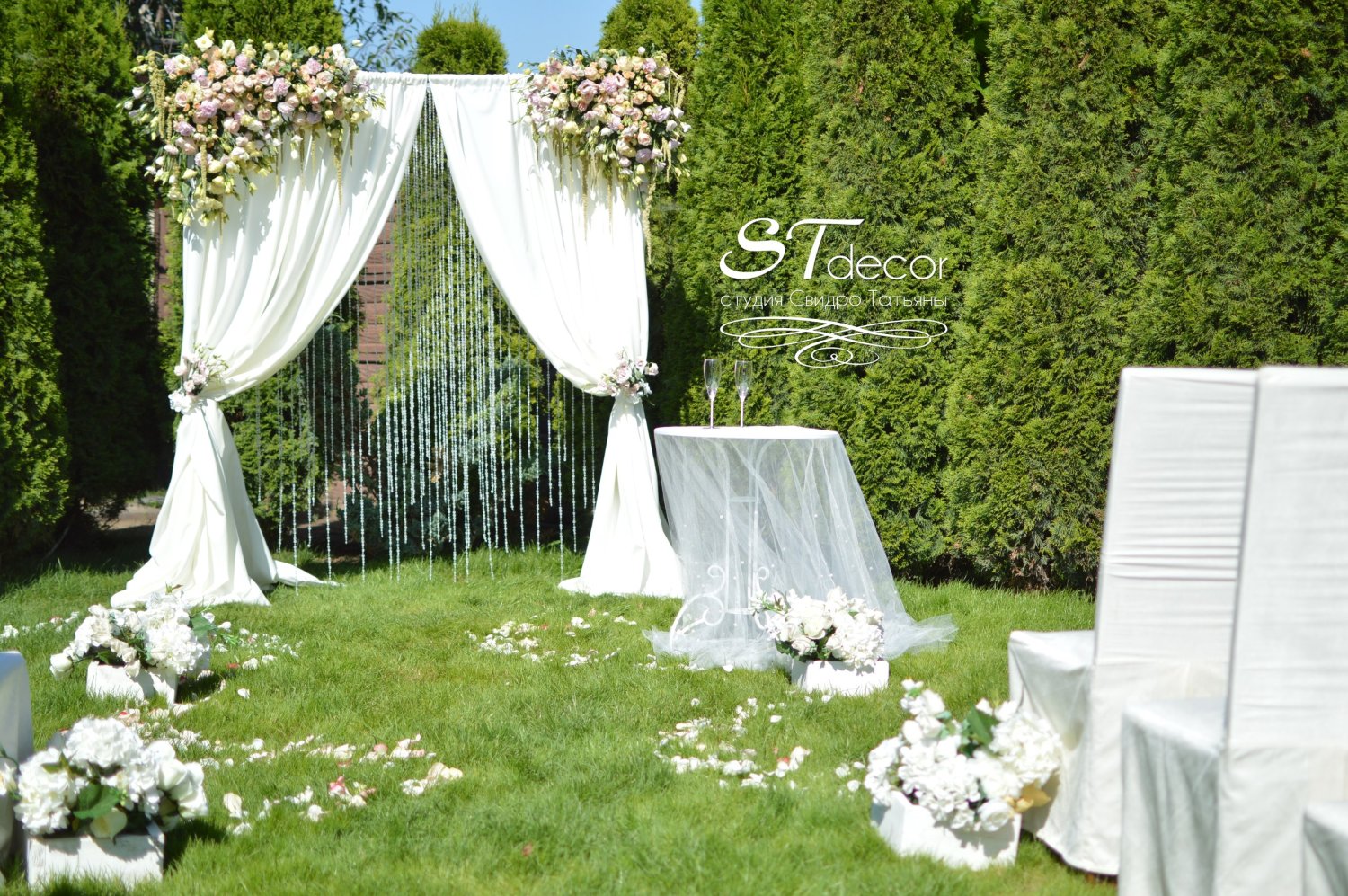 STdecor&nbsp;Оформление свадьбы. Украшение свадьбы. Декор свадебного зала. Выездная церемония. Борисполь, Киев : 