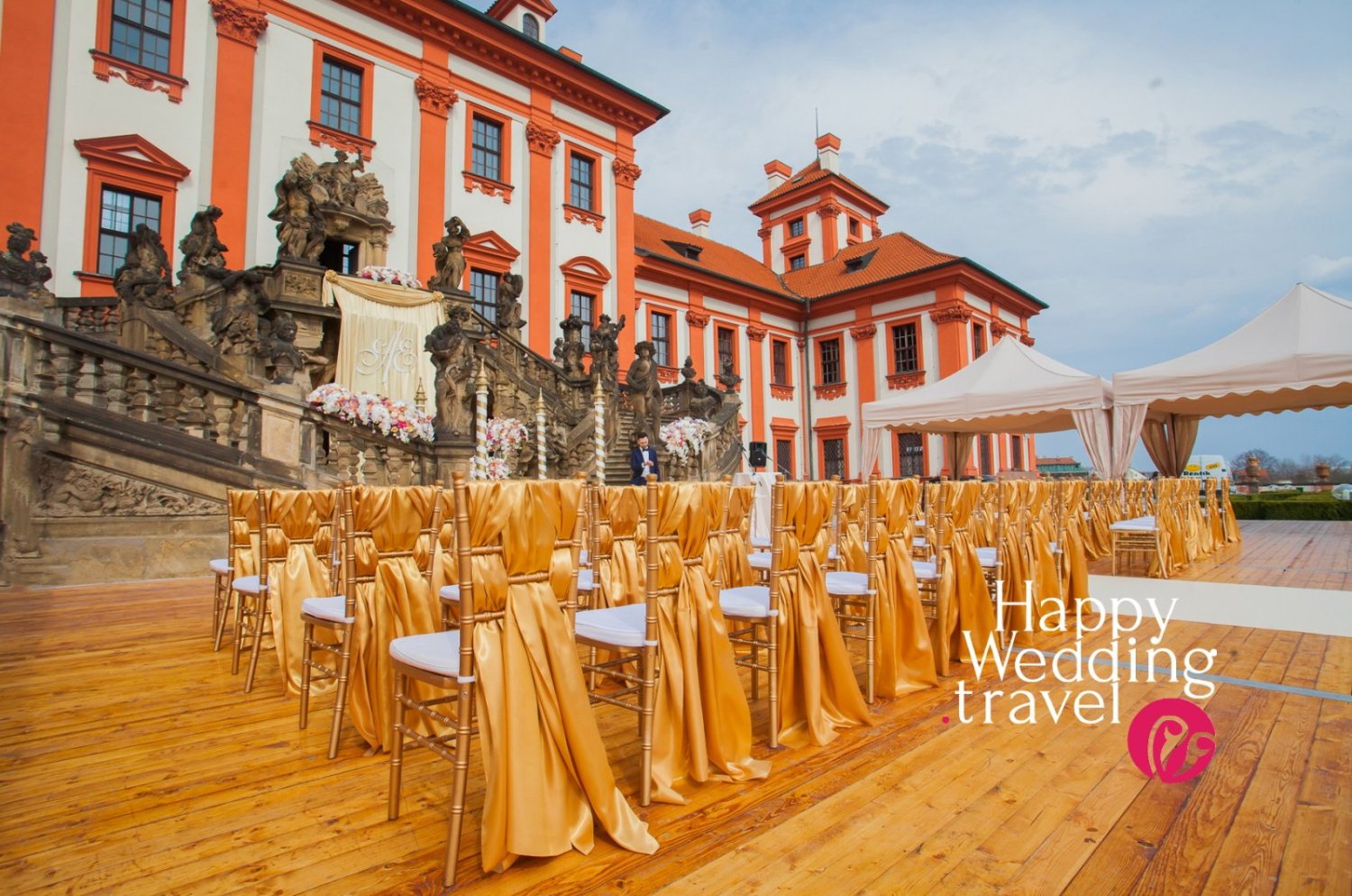 Свадьба в венецианском стиле в Праге&nbsp;HappyWedding.travel : 