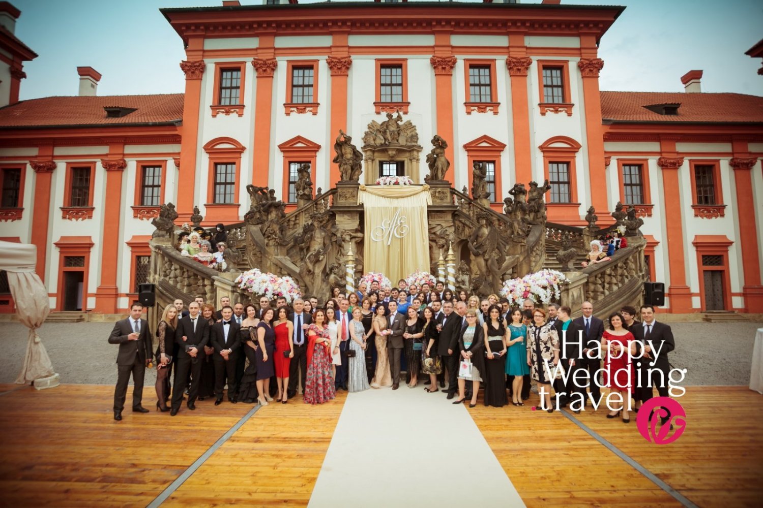 Свадьба в венецианском стиле в Праге&nbsp;HappyWedding.travel : 
