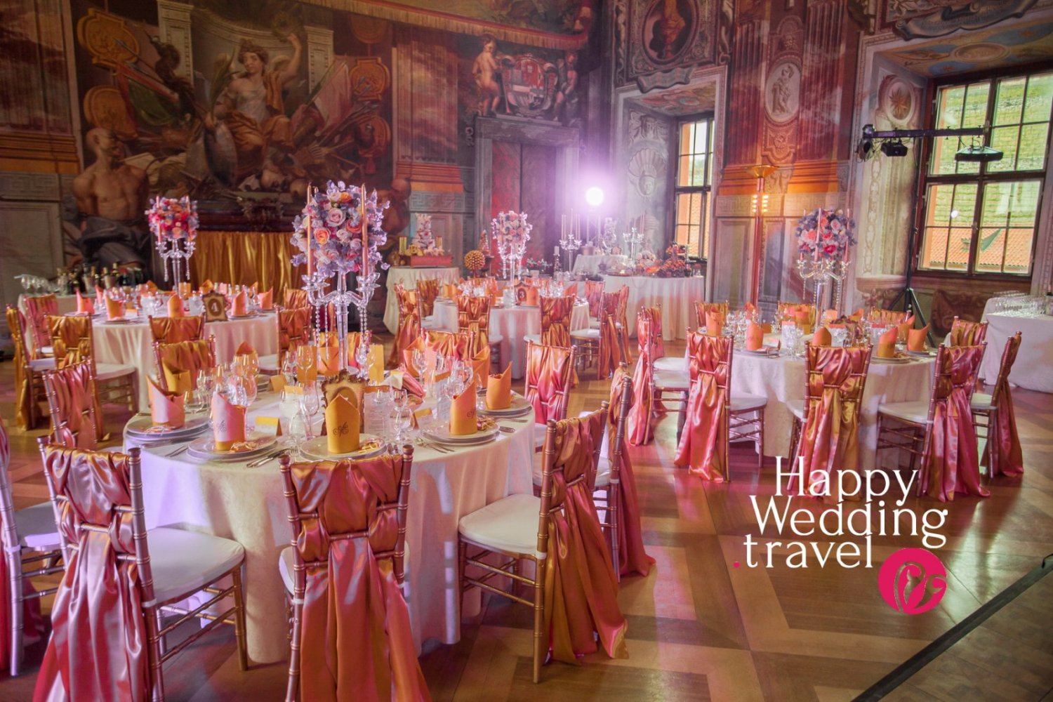 Свадьба в венецианском стиле в Праге&nbsp;HappyWedding.travel : 