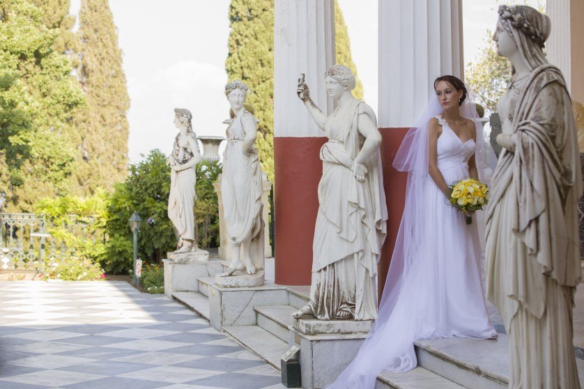 Солнечная свадьба Василия и Анны&nbsp;Corfu Wedding. Свадьба, венчание, крестины в Храме Святого Спиридона на острове Корфу : 