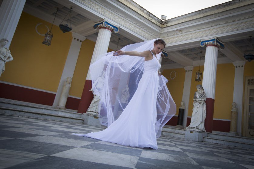 Солнечная свадьба Василия и Анны&nbsp;Corfu Wedding. Свадьба, венчание, крестины в Храме Святого Спиридона на острове Корфу : 