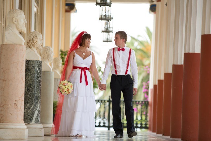 Свадебная церемония Оксаны и Павла&nbsp;Corfu Wedding. Свадьба, венчание, крестины в Храме Святого Спиридона на острове Корфу : 