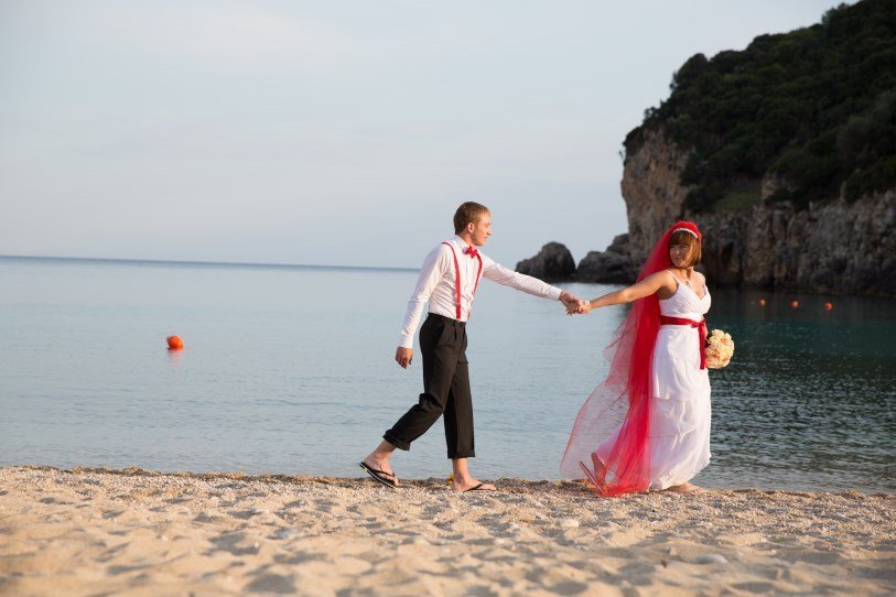 Свадебная церемония Оксаны и Павла&nbsp;Corfu Wedding. Свадьба, венчание, крестины в Храме Святого Спиридона на острове Корфу : 