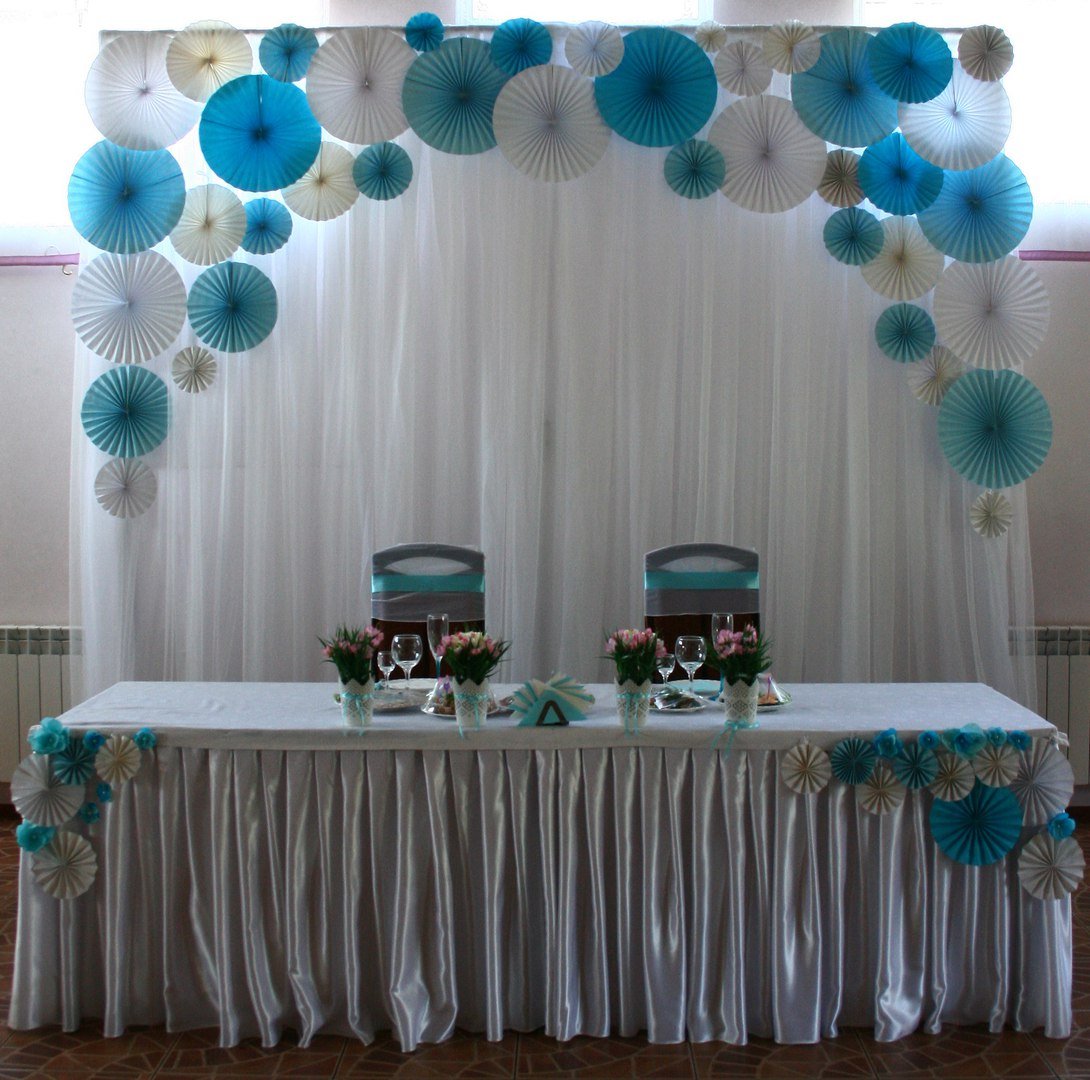 Свадебное оформление банкетного зала&nbsp;творческая мастерская "Эль Декор" : 