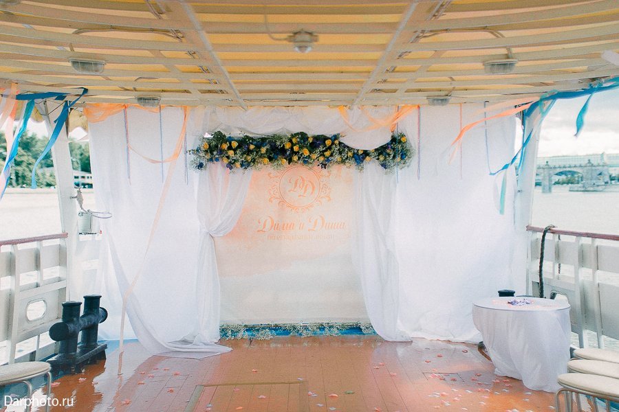 Свадьба на теплоходе Дарьи и Дмитрия&nbsp;Event-агентство "Мориссот" : 