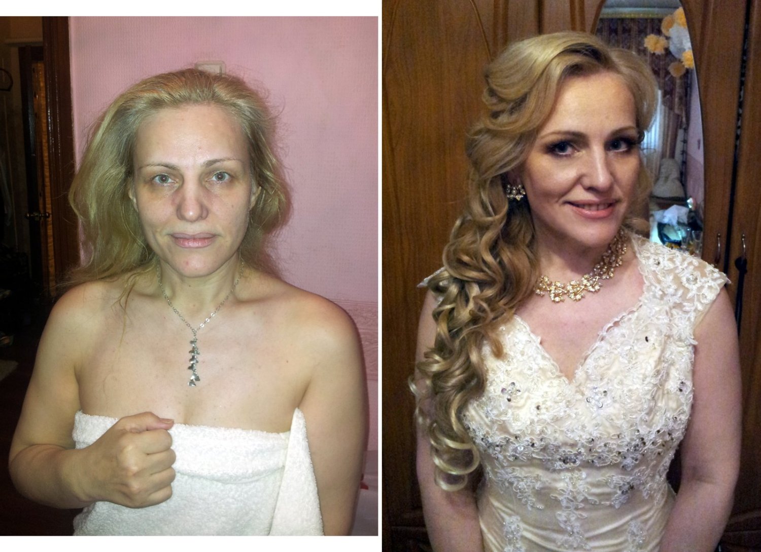 Мои клиенты ДО и ПОСЛЕ&nbsp;Janine Make-up & Hair : 