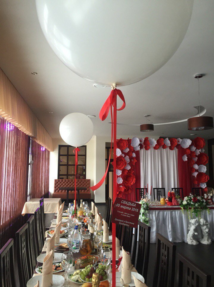 Оформление свадебного зала&nbsp;Организация праздников "Любой Каприз" : 