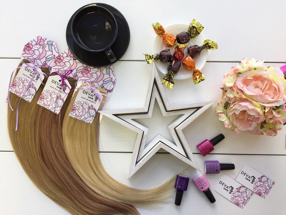 Натуральные волосы для наращивания&nbsp;Deva Hair : 